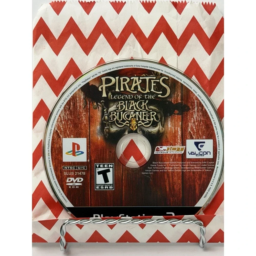 Pirates Legend of the Black Buccaneer (PS2) Disc Only